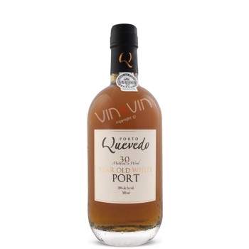 30 års White Port i trækasse - Porto Quevedo
